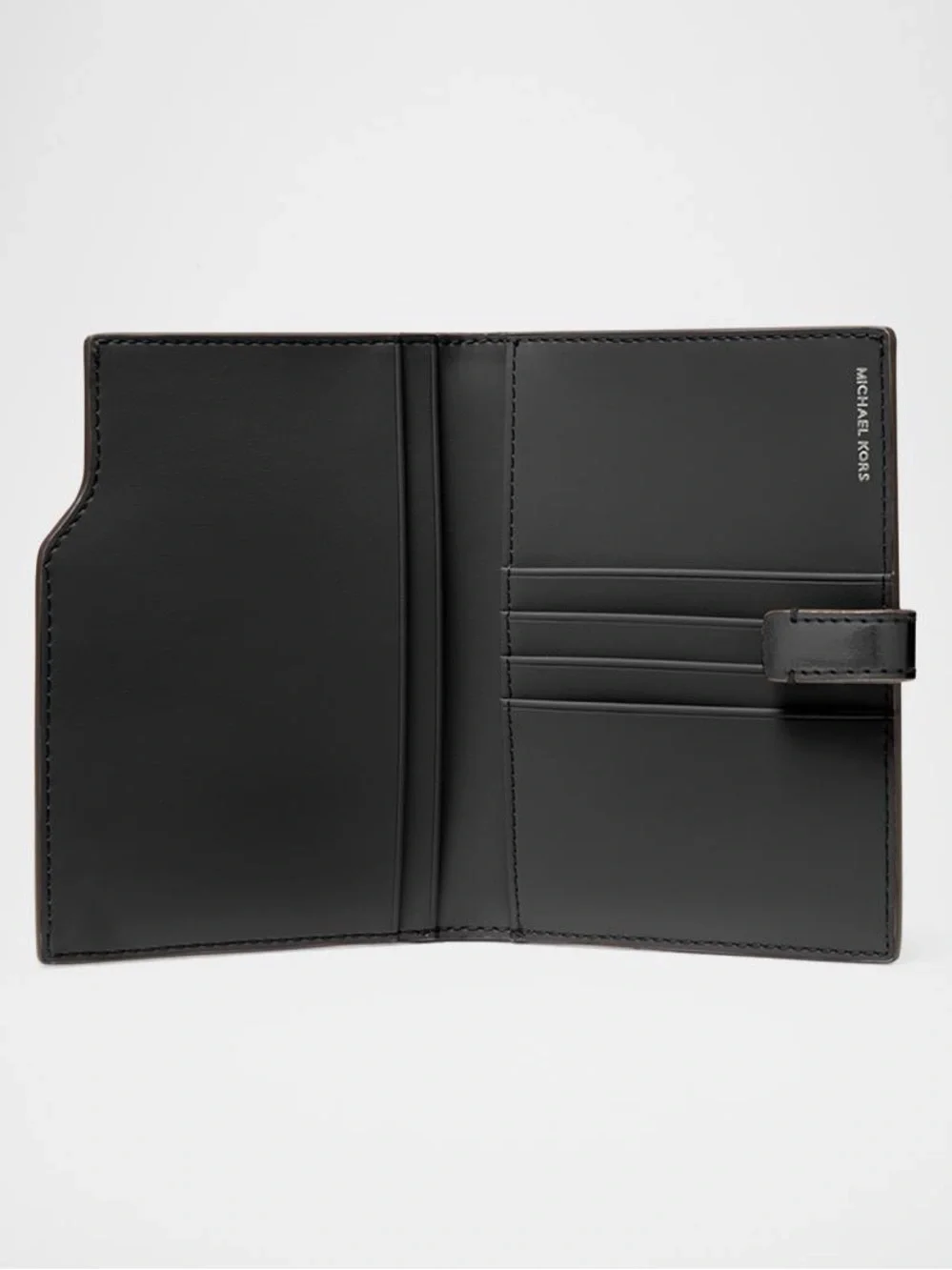 Michael Kors Jet Set Passport Case & Luggage Tag Gift Set Black NIB